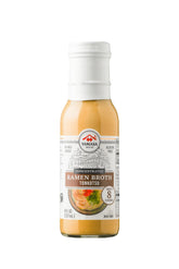 Yamasa tonkotsu broth 8oz jar, a rich, creamy ramen base for home cooking