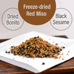 YAMASAN KYOTO UJI black sesame furikake accents salads with savory crunch.