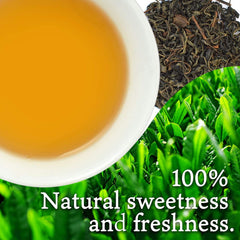 YAMASAN KYOTO UJI loose-leaf tea in cup showing smooth flavor