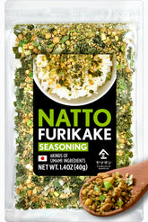 YAMASAN Kyoto UJI natto furikake sprinkled on rice for savory umami