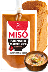 YAMASAN KYOTO UJI red miso tube packaging for easy one-handed use.