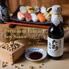 YAMASAN KYOTO UJI tamari gluten-free label for safe gluten-free cooking.