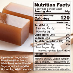 Yamasan Kyoto Uji Yokan slice reveals smooth white koshi-an paste