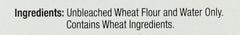 Ingredients-only view: Yehuda Matzo Matzos use wheat flour and water.
