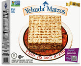 Yehuda Passover Matzo Cracker with crisp bite, ideal for snacking.