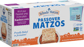 Yehuda Passover Matzos packaging top view highlights premium quality for festive meals.