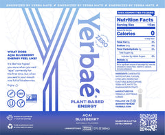 Yerbae Acai Blueberry can delivers bold flavor with zero sugar.