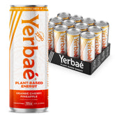 Yerbaé Energy Seltzer can in Orange Cherry Pineapple flavor for zero sugar refreshment.
