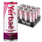 Yerbaé Energy Seltzer can front view, Pomegranate Berry flavor for refreshing energy