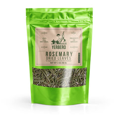 Yerbero rosemary tea loose leaves close-up highlighting natural aroma and flavor