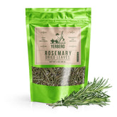 Yerbero rosemary tea stand-up bag showing convenient packaging for fresh brews