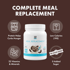 Yes You Can! tub label showing flavors, protein, and vitamins at a glance