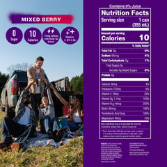 Yesly Energy Drink mixed berry side can with bright fizz and flavor