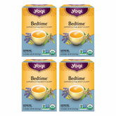 Yogi Bedtime Tea box packaging invites a calming evening ritual.
