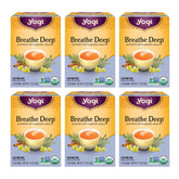Yogi Breathe Deep pack front with organic seal for a comforting cup