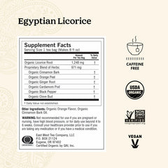 Yogi Egyptian Licorice Tea cup steam evokes cozy evenings