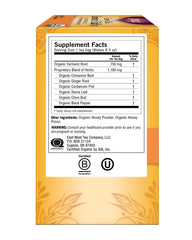Yogi Honey Chai Turmeric Vitality steeping cup, inviting aroma and comforting spice.