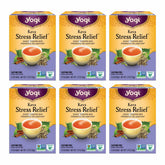 Yogi Kava Stress Relief packaging highlights six-pack convenience for on-the-go relaxation