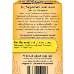 Yogi Lemongrass Lemon Peel closeup highlights fresh citrus notes.