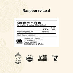 Yogi Raspberry Leaf Tea steeping in a warm cup with earthy aroma