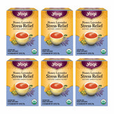 Yogi Tea Honey Lavender Stress Relief tea bag for a soothing evening ritual