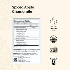 Yogi Tea Spiced Apple Chamomile tea bags ready for a soothing brew.