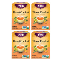 Yogi Throat Comfort 4-pack outer box for convenient daily use