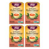 Yogi Vanilla Spice Perfect Energy tea pack for a cozy morning ritual