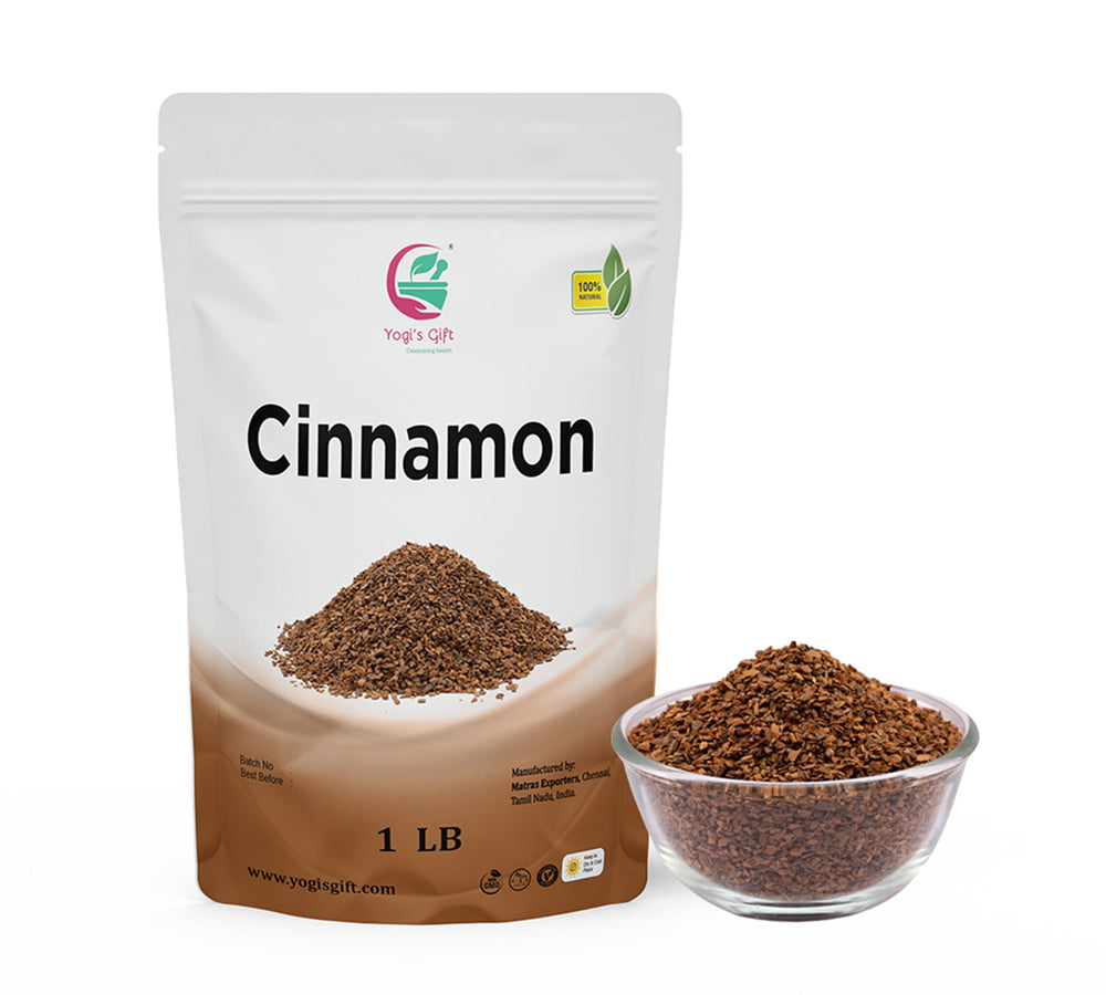 YOGI'S GIFT crushed cinnamon bark 1lb, ready for tea and baking