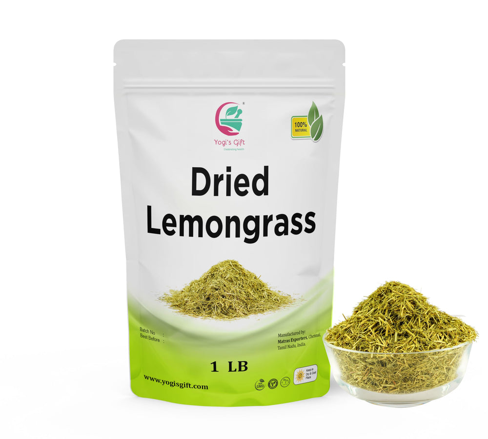 Yogi’s Gift dried lemongrass bundle offers bright citrus aroma for infusions.