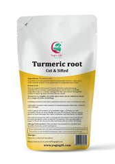 Yogis Gift dried turmeric pieces deliver warm aroma in stocks and sautés