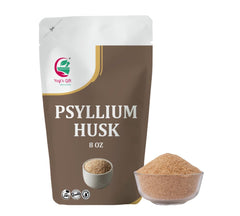 YOGI’S GIFT Psyllium Husk Whole 8 oz bottle for a daily fiber boost.