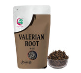 Yogi’s Gift valerian root bag seal close-up shows freshness for calming tea blends