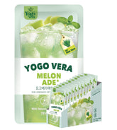 Yogo Vera Melon Ade pouch front for on-the-go refreshment
