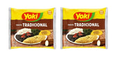 Yoki seasoned cassava flour farofa package front view for quick Brazilian sides.