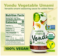 Yondu Umami seasoning pour enhances soups and noodles in seconds.