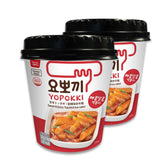 Yopokki instant tteokbokki cup with cheese flavor, a comforting dorm snack