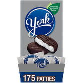 YORK Dark Chocolate Peppermint Patties bulk box front view ideal for party sharing
