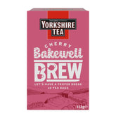 Yorkshire Tea Cherry Bakewell Brew pillow tea bags for a cake-inspired cup any time