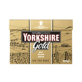Yorkshire Tea Gold pack shot with 160 tea bags for daily brew.