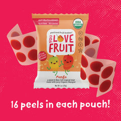 YOU LOVE FRUIT mango fruit snack portable 1oz serving ideal for travel