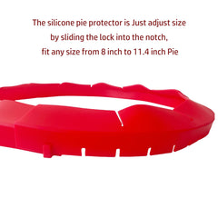 Dishwasher-safe edge cover simplifies cleanup after baking.