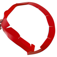 Soft silicone design is easy to place and clean.