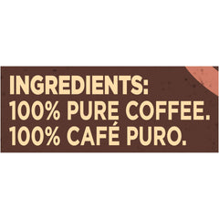 Close-up of Yuban Dark Roast aroma suggesting deep, aromatic flavor