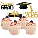 YuBoBo graduation diploma picks decorate cupcakes safely for celebrations.