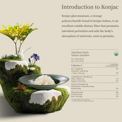 YUHO Organic Konjac noodles texture-enhanced for improved bite and gluten-free meals.