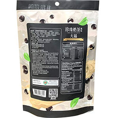 YUKI/LOVE Mochi snack bag back view, easy to store and share