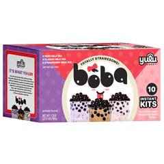 YULU FOODS Boba Bundle Kit packaging shown in a gift-ready box