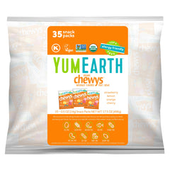 YumEarth Chewys fruit chews in assorted flavors, gluten-free and vegan.
