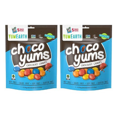 YumEarth Choco Yums pack front showing allergen-friendly chocolate treat